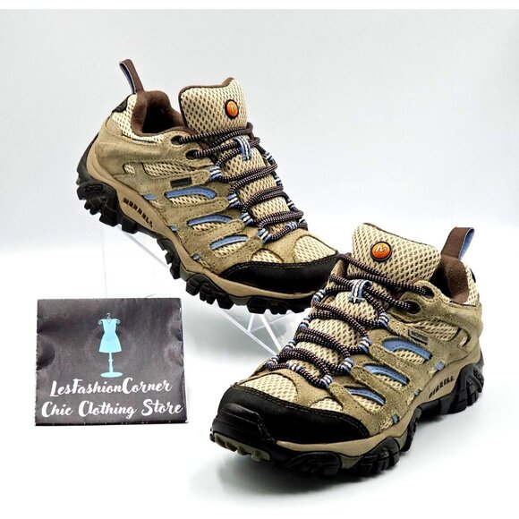Merrell Women's Dusty Olive Moab 3 Performance Hiking Shoe Vibram Sole Sz 7 2293 - Picture 6 of 16